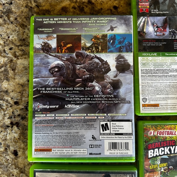 XBox 360 Video games: Call of Duty, Injustice, NFL Backyard Football, My Sims... - Picture 4 of 16